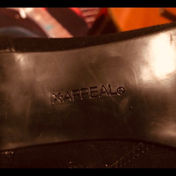 Perfect XAppeal Black Ankle Booties .Size 7 - Picture 2 of 10